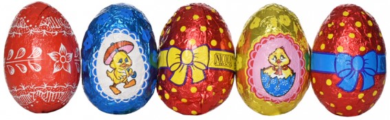 Vajíčko 15g MIX - sáček (5x15g) - mléčná čokoláda 41%