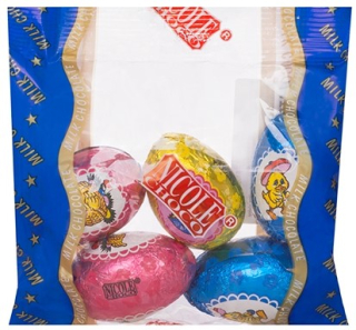 Vajíčko 15g MIX - sáček (5x15g) - mléčná čokoláda 41%