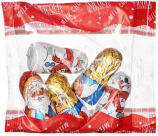 Vánoční figurky 5x15g MIX - mléčná 41%